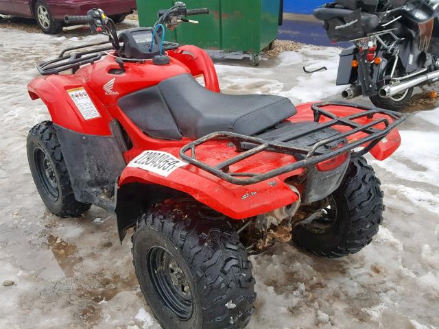 1HFTE3707B4202356 - 2011 HONDA TRX420 FA RED photo 3