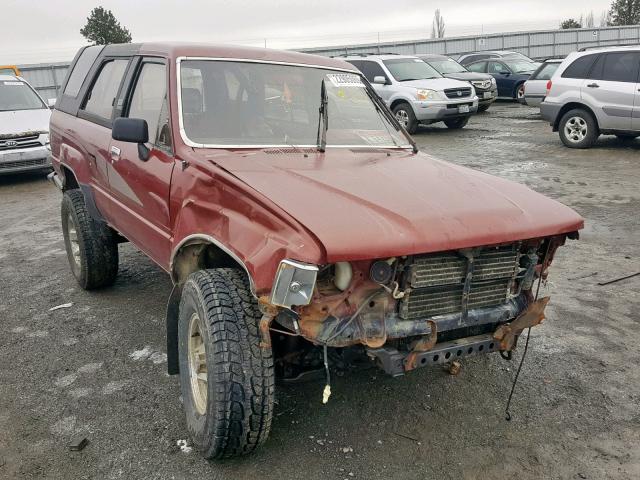 JT3VN66W9K0029784 - 1989 TOYOTA 4RUNNER VN RED photo 1