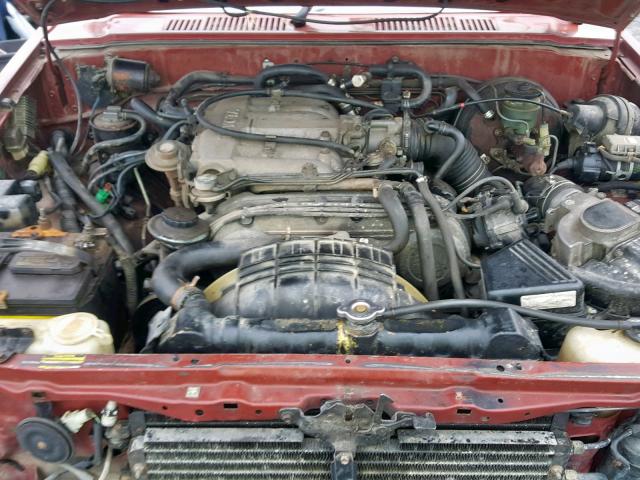 JT3VN66W9K0029784 - 1989 TOYOTA 4RUNNER VN RED photo 7