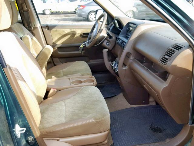 JHLRD788X2C053372 - 2002 HONDA CR-V EX 绿色 照片 5
