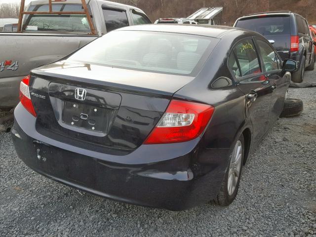 2HGFB2F87CH554442 - 2012 HONDA CIVIC EX BLACK photo 4