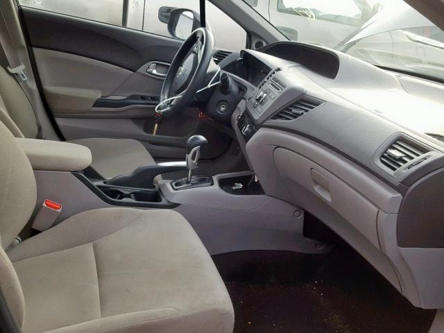 2HGFB2F87CH554442 - 2012 HONDA CIVIC EX BLACK photo 5