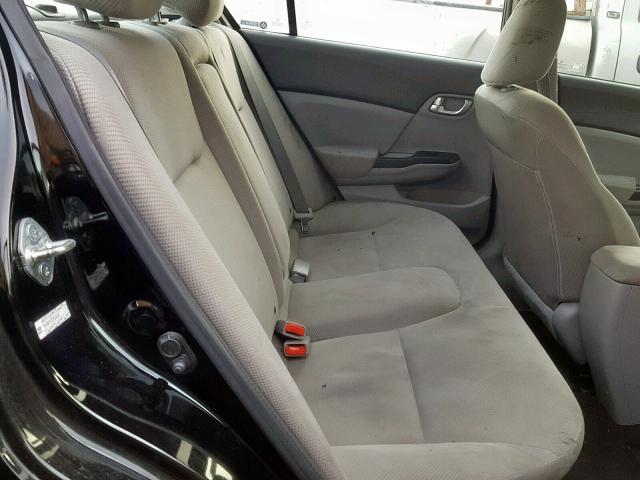 2HGFB2F87CH554442 - 2012 HONDA CIVIC EX BLACK photo 6