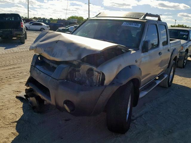 1N6ED27T31C352699 - 2001 NISSAN FRONTIER C TAN photo 2