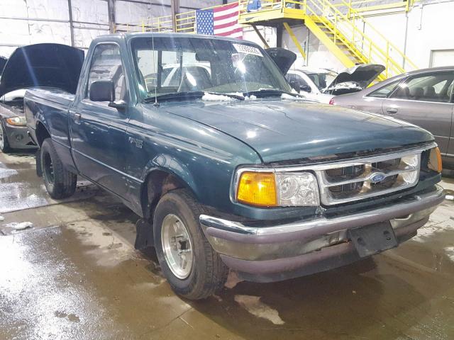 1FTCR10A0VTA40554 - 1997 FORD RANGER GREEN photo 1