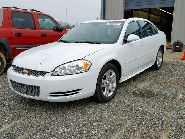 2G1WB5E32F1131358 - 2015 CHEVROLET IMPALA LIM WHITE photo 2