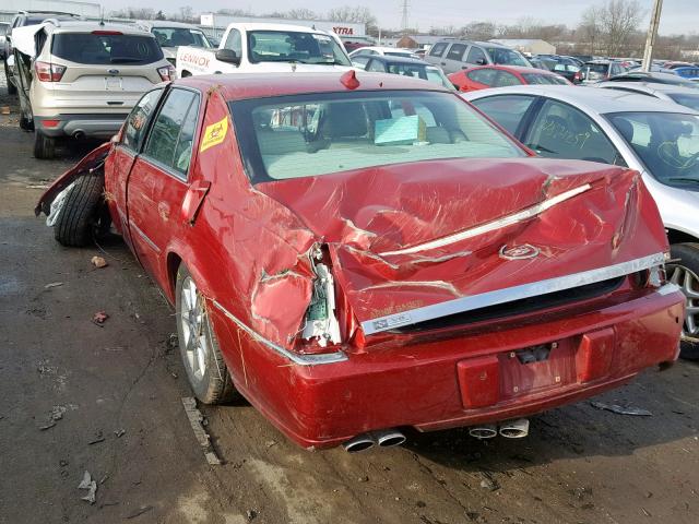 1G6KD5E66BU132881 - 2011 CADILLAC DTS LUXURY RED photo 3