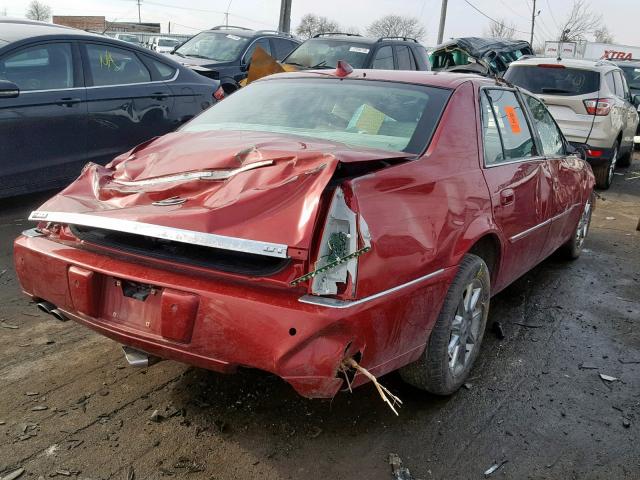 1G6KD5E66BU132881 - 2011 CADILLAC DTS LUXURY RED photo 4