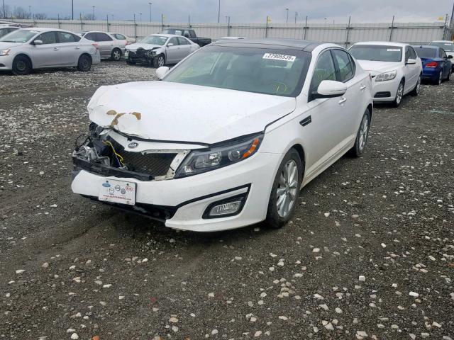 5XXGN4A72FG376239 - 2015 KIA OPTIMA EX 白色 照片 2