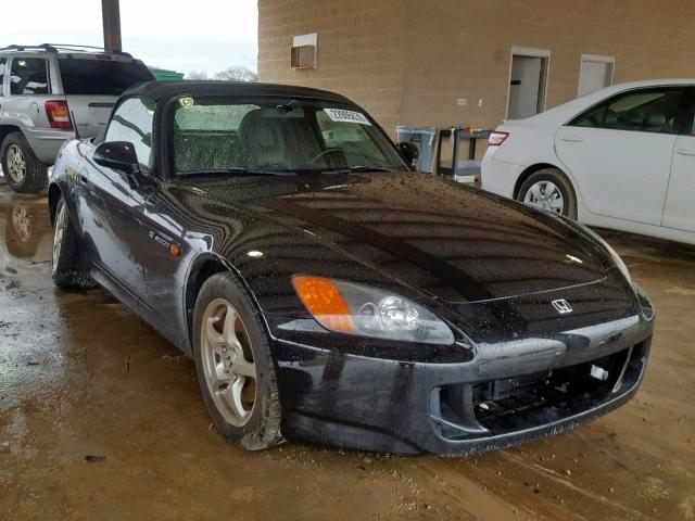 JHMAP11451T000257 - 2001 HONDA S2000 BLACK photo 1