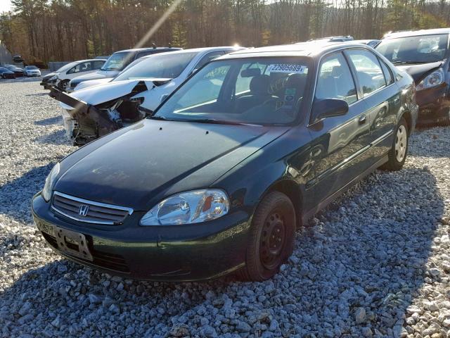 2HGEJ8640XH572754 - 1999 HONDA CIVIC EX 绿色 照片 2