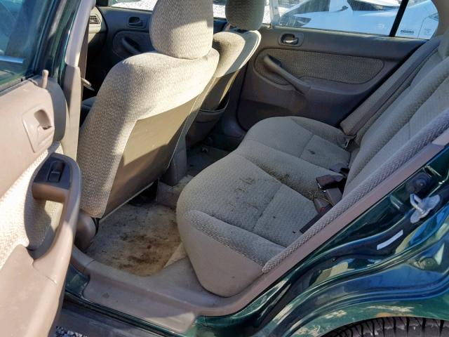 2HGEJ8640XH572754 - 1999 HONDA CIVIC EX 绿色 照片 6