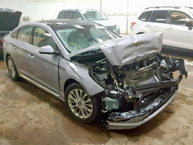 5NPE34AF8FH013307 - 2015 HYUNDAI SONATA SPO GRAY photo 1