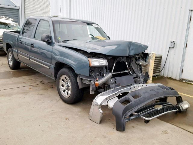 2GCEC13V061355869 - 2006 CHEVROLET SILVERADO BLUE photo 1