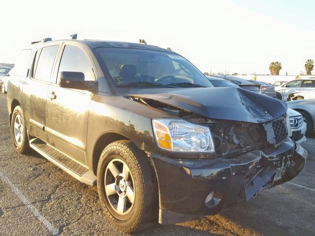 5N1AA08A16N703631 - 2006 NISSAN ARMADA SE BLACK photo 1