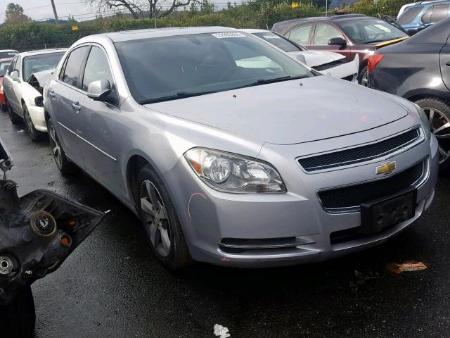 1G1ZC5E05CF116244 - 2012 CHEVROLET MALIBU 1LT SILVER photo 1