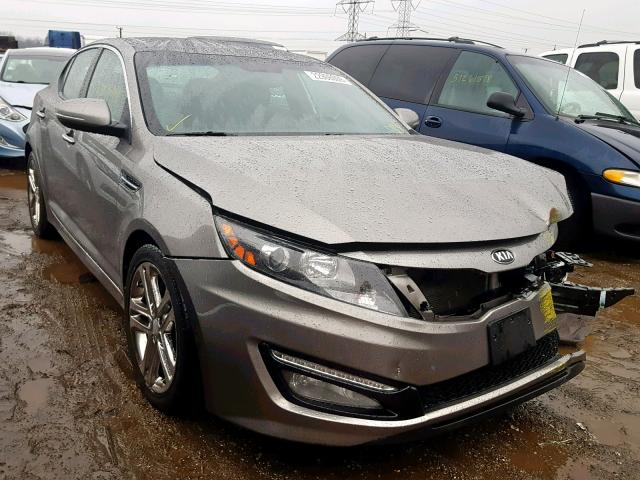 5XXGR4A61DG214515 - 2013 KIA OPTIMA SX GRAY photo 1