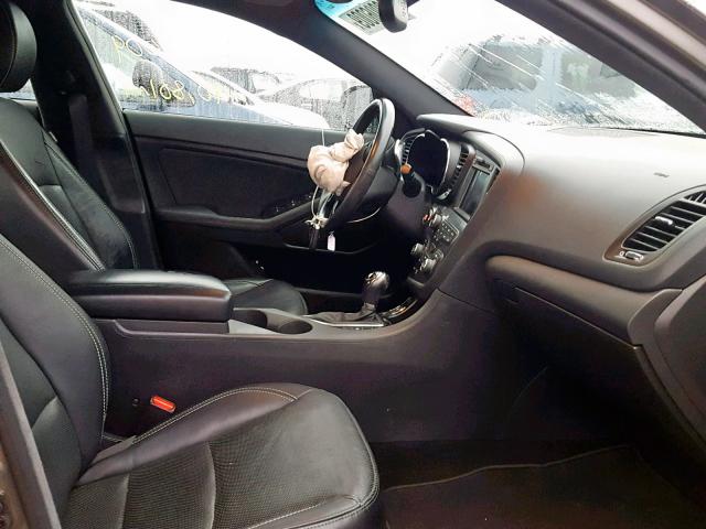 5XXGR4A61DG214515 - 2013 KIA OPTIMA SX 灰色 照片 5