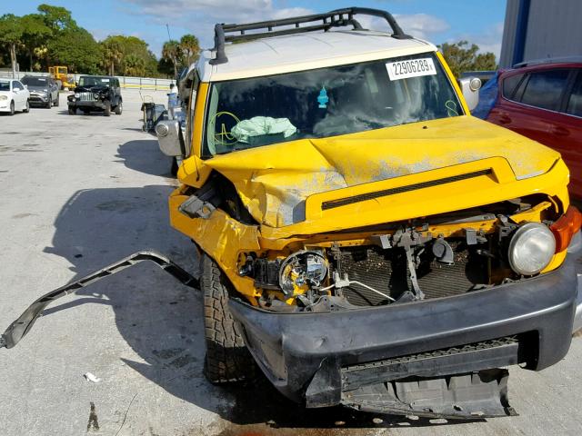 JTEBU11F88K051389 - 2008 TOYOTA FJ CRUISER YELLOW photo 9