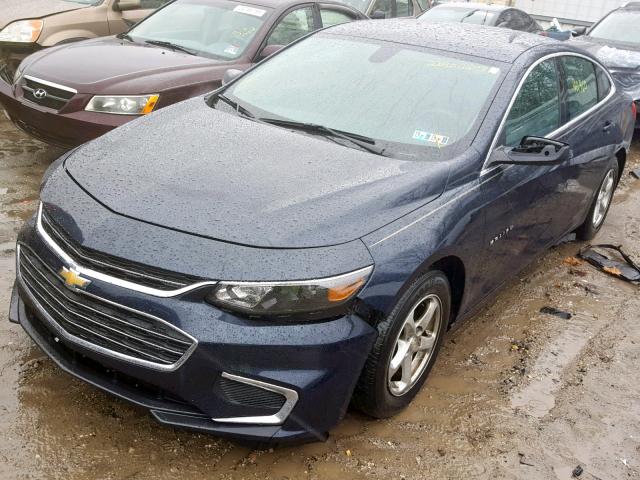 1G1ZB5ST5HF115569 - 2017 CHEVROLET MALIBU LS Mavi foto 2