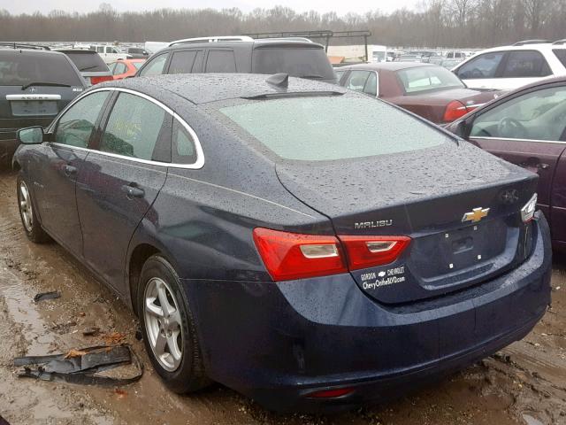 1G1ZB5ST5HF115569 - 2017 CHEVROLET MALIBU LS Mavi foto 3