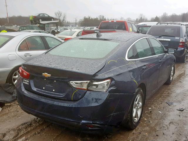 1G1ZB5ST5HF115569 - 2017 CHEVROLET MALIBU LS Mavi foto 4