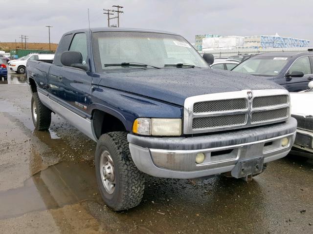 1B7KF23W7YJ136697 - 2000 DODGE RAM 2500 BLUE photo 1