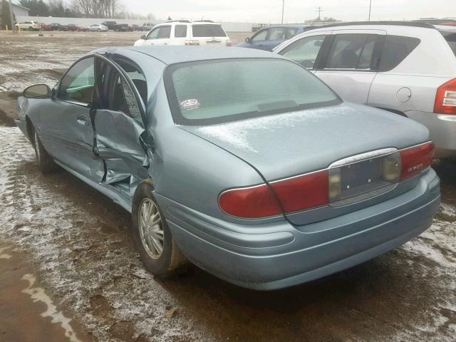 1G4HP52K934185927 - 2003 BUICK LESABRE CU BLUE photo 3