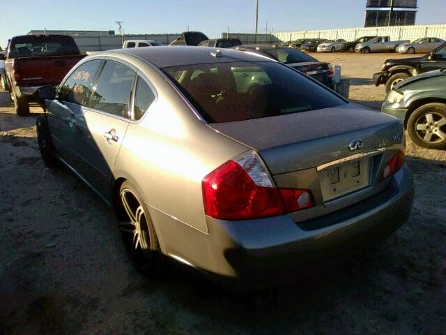 JNKBY01E97M402841 - 2007 INFINITI M45 BASE GRAY photo 3