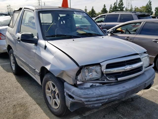 2CNBE18CX26904264 - 2002 CHEVROLET TRACKER SILVER photo 1