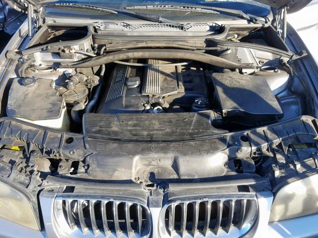 WBXPA93486WD31354 - 2006 BMW X3 3.0I GRAY photo 7