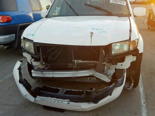 2HJYK16488H538428 - 2008 HONDA RIDGELINE WHITE photo 9