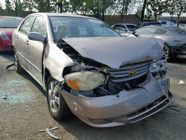 1NXBR32E93Z075734 - 2003 TOYOTA COROLLA CE 金色 照片 1