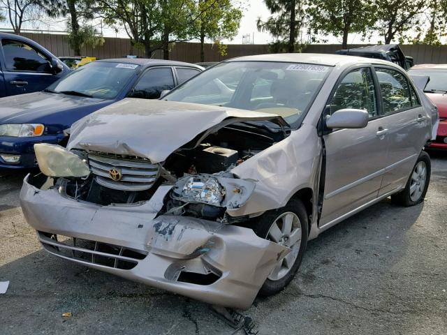1NXBR32E93Z075734 - 2003 TOYOTA COROLLA CE 金色 照片 2