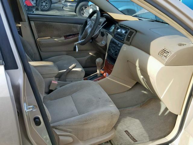 1NXBR32E93Z075734 - 2003 TOYOTA COROLLA CE 金色 照片 5