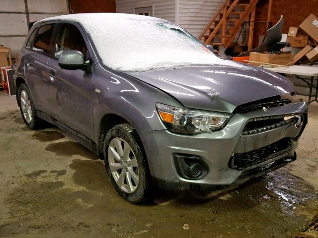 4A4AR3AU0EE032950 - 2014 MITSUBISHI OUTLANDER GRAY photo 1