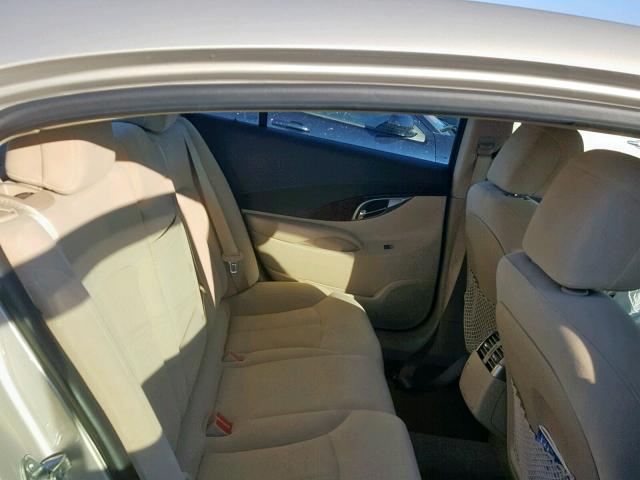 1G4GA5EC1BF244036 - 2011 BUICK LACROSSE C GOLD photo 6