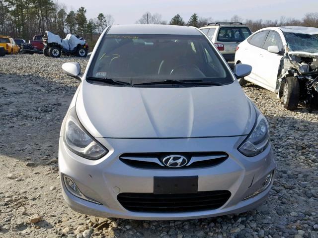 KMHCU5AE1CU055669 - 2012 HYUNDAI ACCENT GLS SILVER photo 9