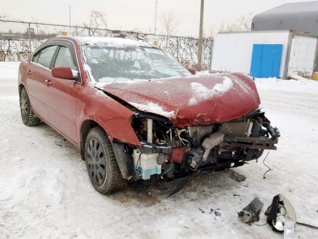 KNAGE124275140972 - 2007 KIA MAGENTIS RED photo 1