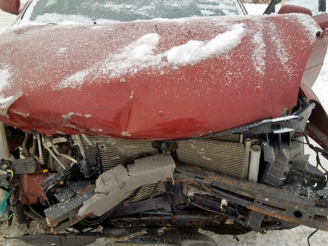 KNAGE124275140972 - 2007 KIA MAGENTIS RED photo 7