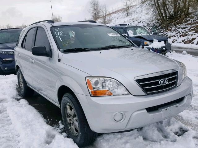 KNDJC735385828697 - 2008 KIA SORENTO EX SILVER photo 1