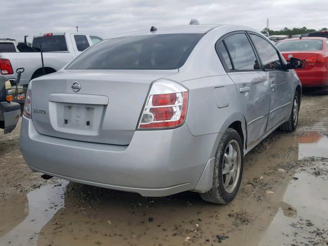 3N1AB61EX8L701867 - 2008 NISSAN SENTRA 2.0 GRAY photo 4