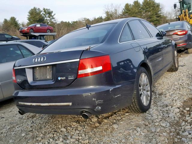 WAUDH74F47N096520 - 2007 AUDI A6 3.2 QUA CHARCOAL photo 4