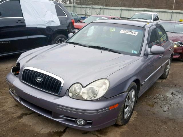 KMHWF25S85A168724 - 2005 HYUNDAI SONATA GL GRAY photo 2