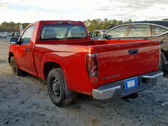 1GCCS149878112319 - 2007 CHEVROLET COLORADO RED photo 3