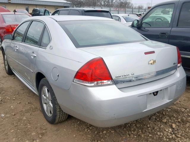 2G1WT57K391213248 - 2009 CHEVROLET IMPALA 1LT SILVER photo 3