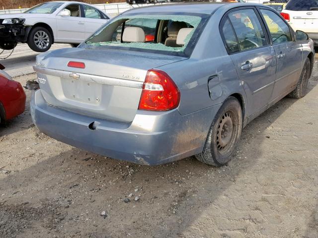 1G1ZS58N87F241805 - 2007 CHEVROLET MALIBU LS BLUE photo 4