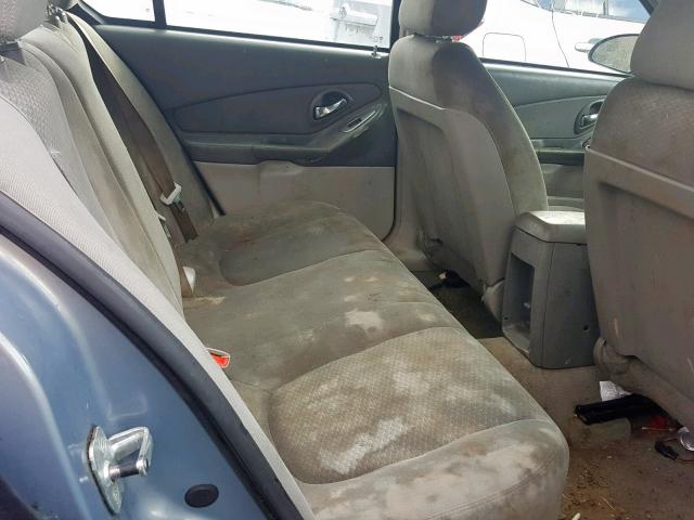 1G1ZS58N87F241805 - 2007 CHEVROLET MALIBU LS BLUE photo 6