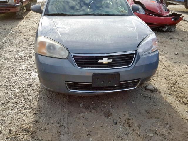 1G1ZS58N87F241805 - 2007 CHEVROLET MALIBU LS BLUE photo 9