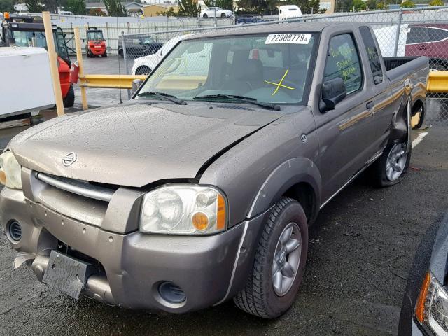 1N6DD26T24C418905 - 2004 NISSAN FRONTIER K GRAY photo 2